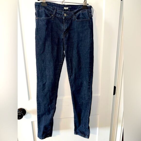 Levi's Blue Skinny Jeans with Cuffed Hem - Picture 1 of 8
